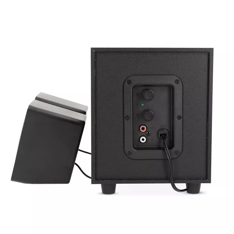 Nedis CSPR10021BK 2.1 PC-Lautsprecher-Set, 33 W, USB-betrieben, Schwarz