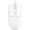 LORGAR MSA10R Kabelgebundene Gaming-Maus, PixArt 3311, 6 programmierbare Tasten, Weiß (LRG-MSA10R-WH)