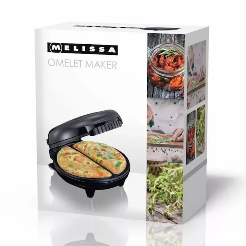 Melissa 16250086 Omelett-Maker, 750 W, Schwarz