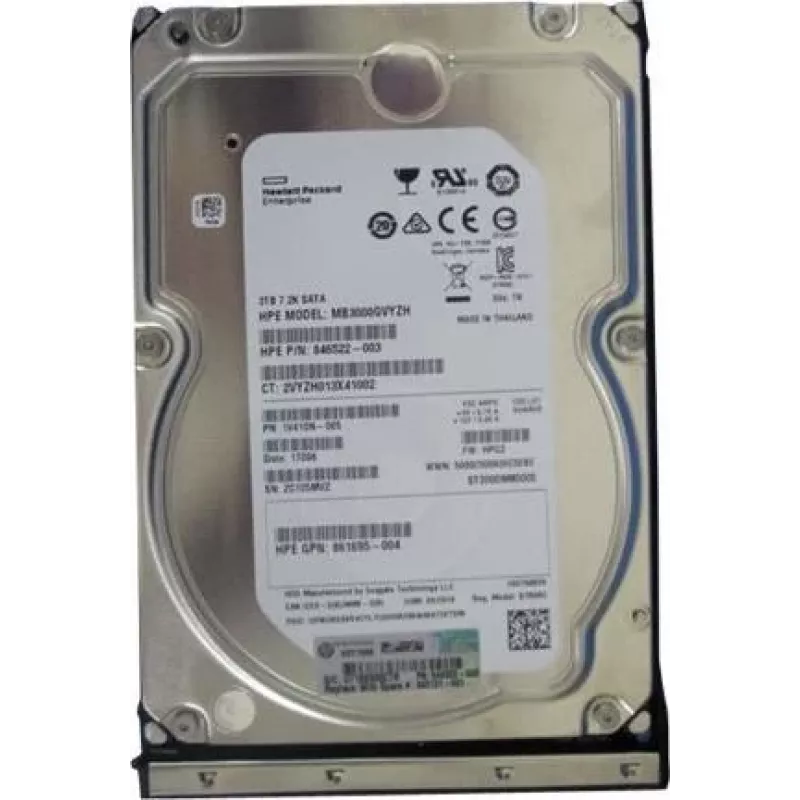 HPE 3TB 6G 7.2K LFF SATA Midline Low Power Festplatte (862131-001)