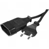 EXERTIS CONNECT Verlängerungskabel, Eurostecker auf Eurobuchse, Schwarz, 1,8 m 573721