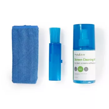 Nedis LED-Bildschirmreiniger-Spray 200 ml mit Mikrofaser-Tuch