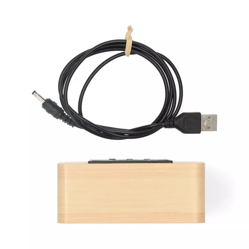 Nedis Digitaler Radiowecker, Holz