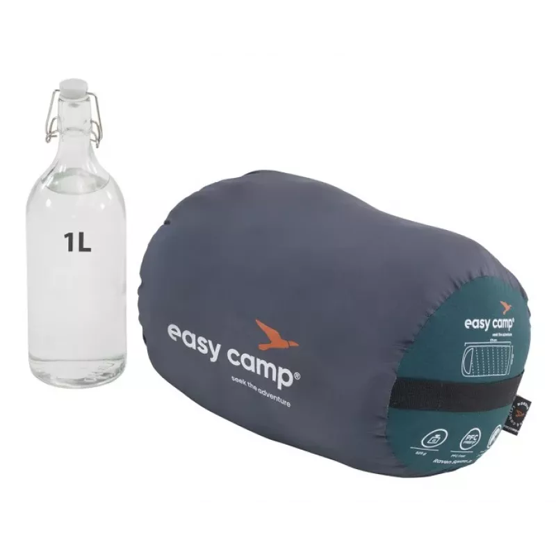Easy Camp 240210 Schlafsack Erwachsene Microfaser, Oxford, Polyester Blau