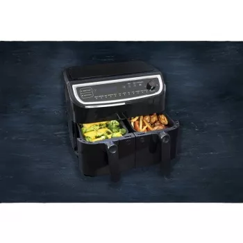 Gastronoma Dual Basket Heißluftfritteuse 9L 2400W Schwarz