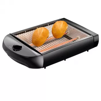 Lenco Melissa Flachtoaster 600W Schwarz