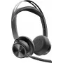 HP POLY Voyager Focus 2 Microsoft Teams zertifiziertes Stereo-Bluetooth-Headset mit Ladestation