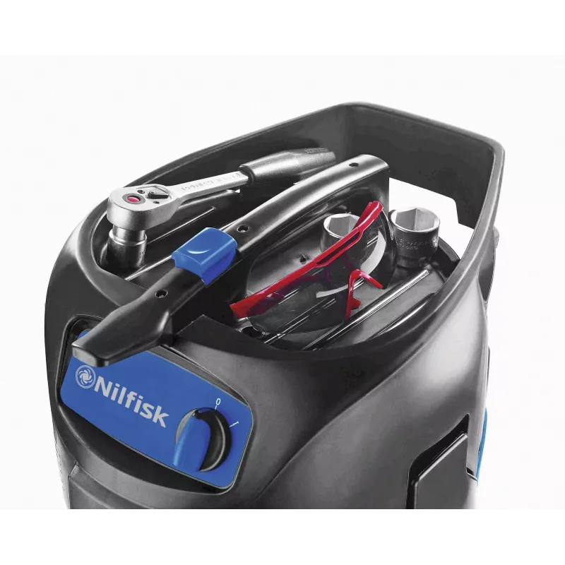 Nilfisk Attix 30-01PC Nass-/Trockensauger 30L Blau/Schwarz 107413591