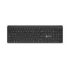 Natec Tang US kabellose Tastatur Bluetooth + 2,4 GHz Silent Slim Schwarz