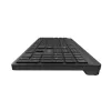 Natec Tang US kabellose Tastatur Bluetooth + 2,4 GHz Silent Slim Schwarz