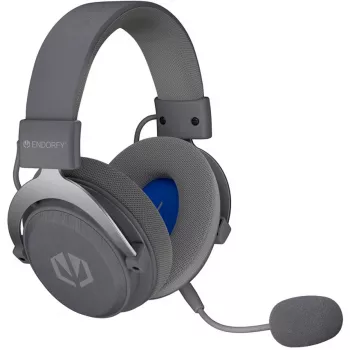 ENDORFY VIRO Infra Wireless Gaming-Headset – Altgrau (2,4 GHz USB-C-Dongle, Bluetooth, USB-C, 3,5-mm-Klinke)