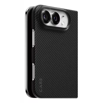 CARE by PanzerGlass Discovery Case mit MagSafe für iPhone Fold (2026), Schwarz/Grau (CR83510)