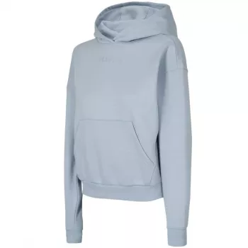 4F Damen Sweatshirt Hellblau H4L22 BLD031 Größe M H4L22 BLD031 34S