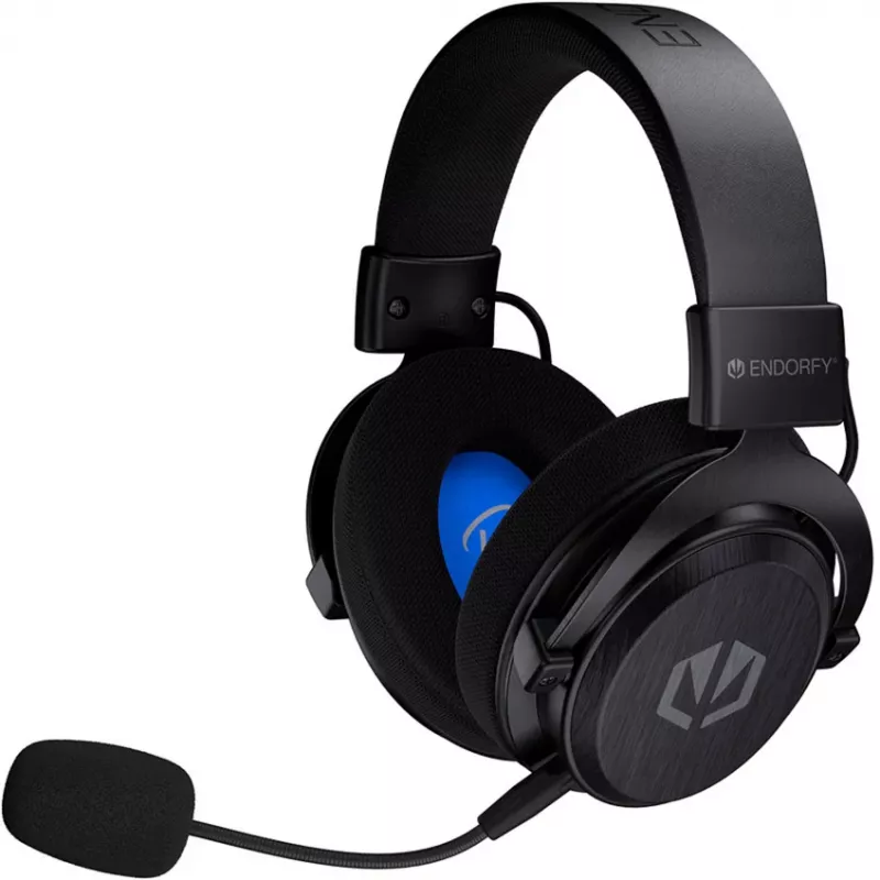 ENDORFY VIRO Infra Wireless Gaming-Headset (Schwarz, 2,4 GHz USB-C-Dongle, Bluetooth, USB-C, 3,5 mm Klinke)