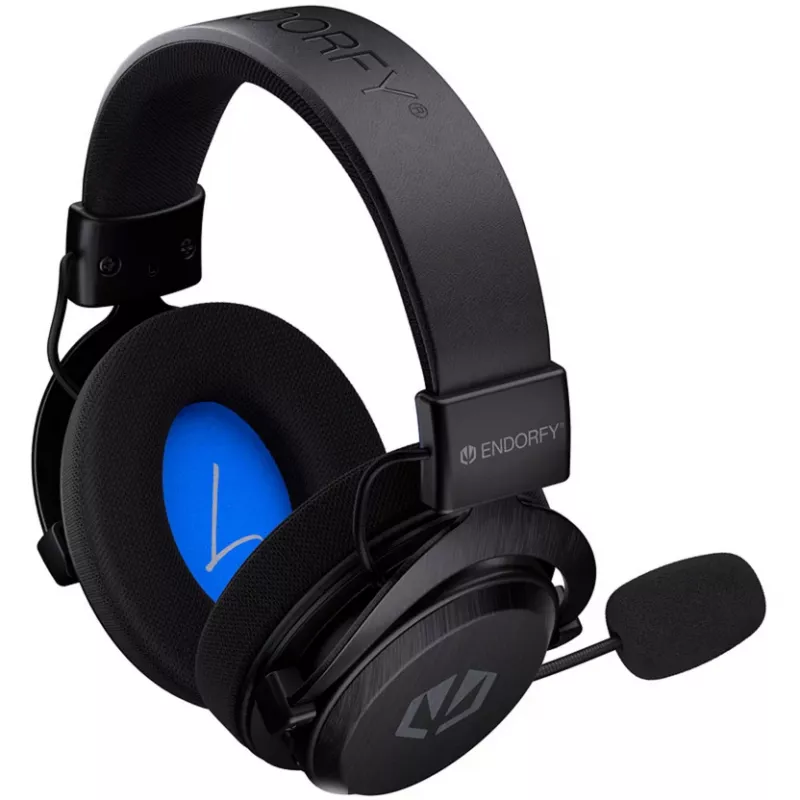 ENDORFY VIRO Infra Wireless Gaming-Headset (Schwarz, 2,4 GHz USB-C-Dongle, Bluetooth, USB-C, 3,5 mm Klinke)