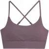 4F F079 Damen Medium Support Sport-BH Lila L
