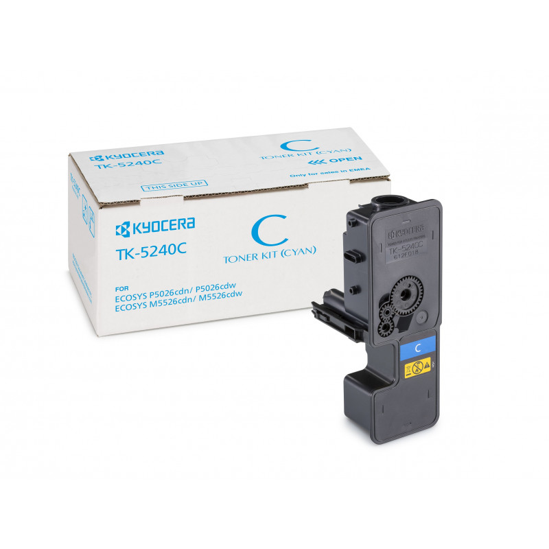Kyocera TK-5240C Cyan Toner Cartridge (1T02R7CNL0) KYOCERA TK-5240C 1T02R7CNL0
