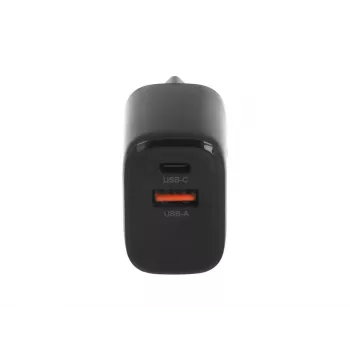 MOVANO GaN 20W USB-C PD + USB-A Ladegerät (Schwarz)
