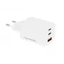 MOVANO GaN 65W 2x USB-C PD + USB-A Ladegerät (Weiß)