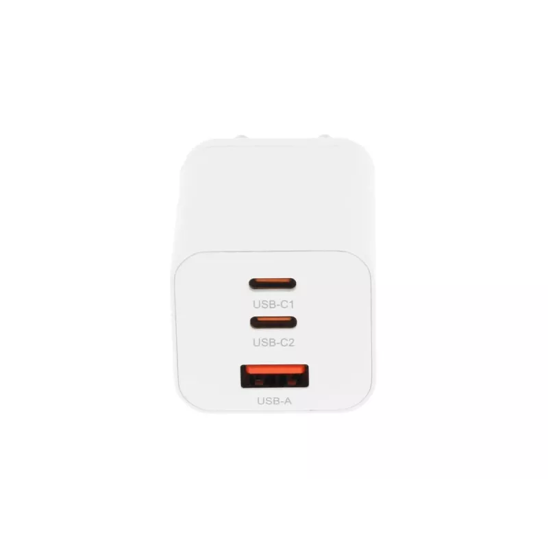 MOVANO GaN 65W 2x USB-C PD + USB-A Ladegerät (Weiß)
