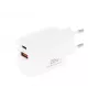 MOVANO GaN 20W USB-C PD + USB-A Ladegerät (Weiß)
