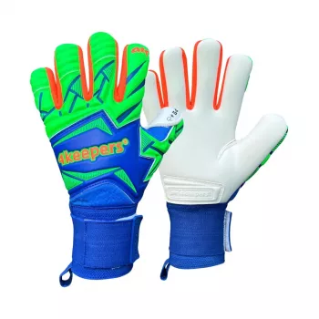 4Keepers Force V5.25 Twist HNC Torwarthandschuhe Blau-Grün Größe 10.5