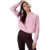 4F Damen Sweatshirt Hellrosa Rundhalsausschnitt F2175 Größe L