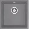 DEANTE Hängendes 1-Becken Granitspülbecken ZQA_S10A Schwarz