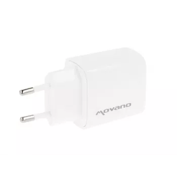 MOVANO GaN 30W USB-C PD + USB-A Ladegerät (Weiß)