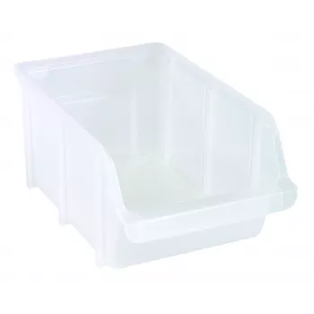 raaco Bin 4 Sichtlagerkasten, 10 l, transparent (130110)