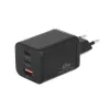 MOVANO GaN 65W 2x USB-C PD + USB-A Ladegerät (Schwarz)