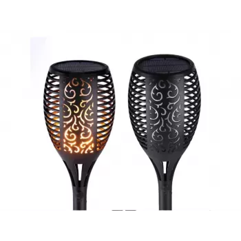 Forever Light Solar-Fackel mit 33 LEDs, 6,6W, 600mAh, IP44, Erdspieß