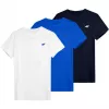 4F M4479 Herren-T-Shirt, Weiß/Blau/Marineblau, 2XL (4FWSS26TTSHM4479)