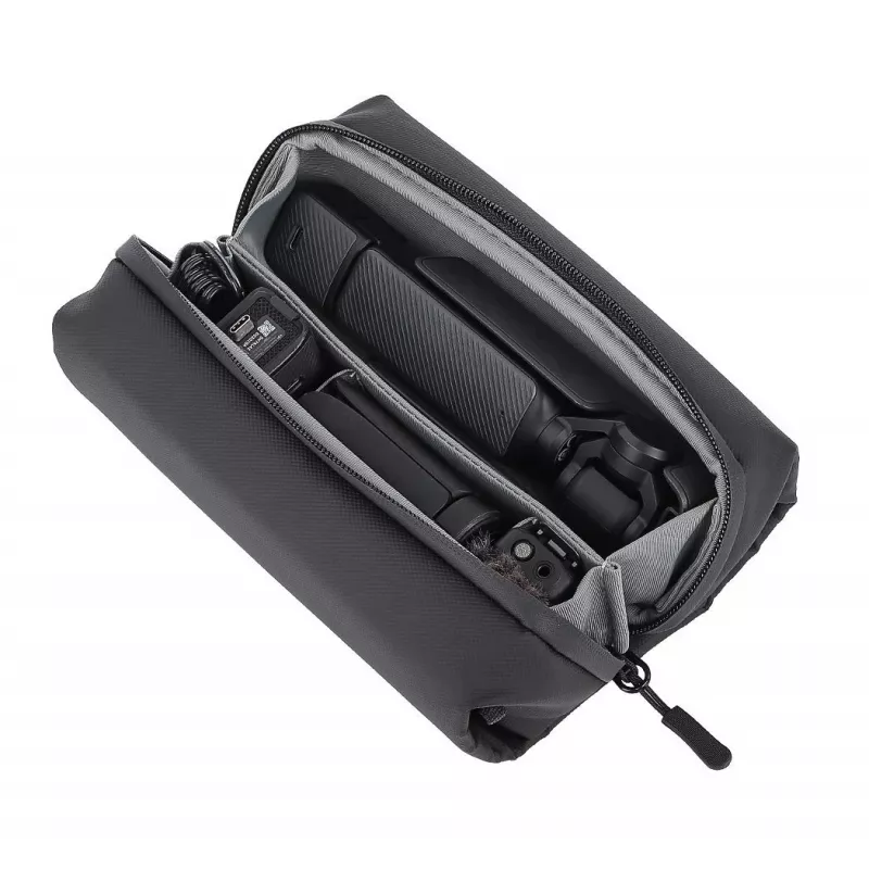 Sunnylife B018-D Organizer-Tasche für DJI Osmo Pocket 3 / Insta360 X5 / Go 3S, Schwarz
