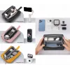 Sunnylife B018-D Organizer-Tasche für DJI Osmo Pocket 3 / Insta360 X5 / Go 3S, Schwarz