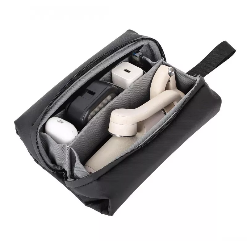 Sunnylife B018-D Organizer-Tasche für DJI Osmo Pocket 3 / Insta360 X5 / Go 3S, Schwarz