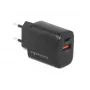 MOVANO GaN 30W USB-C PD + USB-A Wandladegerät (Schwarz)