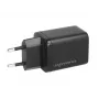 MOVANO GaN 45W USB-C PD + USB-A Wandladegerät (Schwarz)