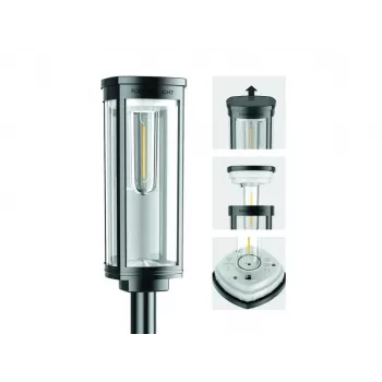 Forever Light Sunari FLS-97 LED Solar-Garten-Dekorationsleuchte 3000K, 1000mAh