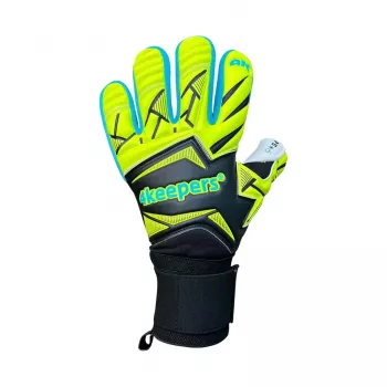 4Keepers Force V5 25 Wave NC Torwarthandschuhe Schwarz/Fluo Grün Größe 9