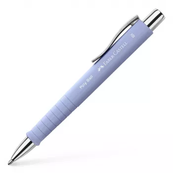 Faber-Castell Poly Ball XB Colours Kugelschreiber, Iris Schaft, Blaue Tinte, 1,0 mm 241154