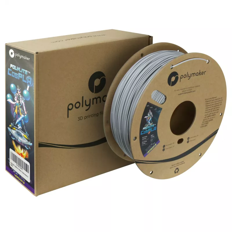 Polymaker PA07045 CosPLA Version B Filament PLA Easy Sanding Paint Adhesion 1,75 mm