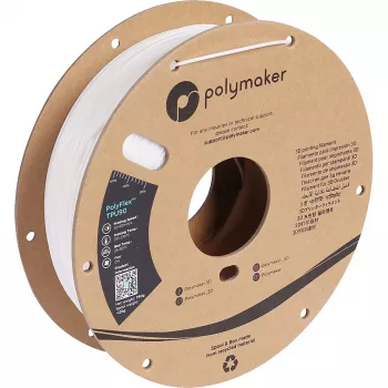 Polymaker PolyFlex TPU90 Weiß 1,75mm 750g Flexibles Filament PD02002