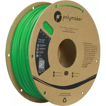 Polymaker PolyLite PLA Pro Filament 1,75 mm 1 kg Grün Hohe Steifigkeit Schlagzähigkeit PA07008
