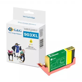 G&G Kompatible HP 903XL Gelbe Tintenpatrone (T6M11AE, 18846)