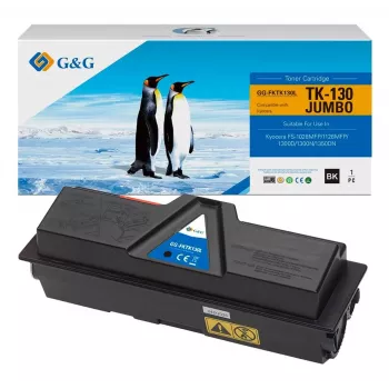 G&G XXL Toner kompatibel mit Kyocera TK-130 (20363)