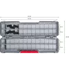 Bosch Accessories 2607011826 Zwischenbox für L-BOXX System (Anthrazit)