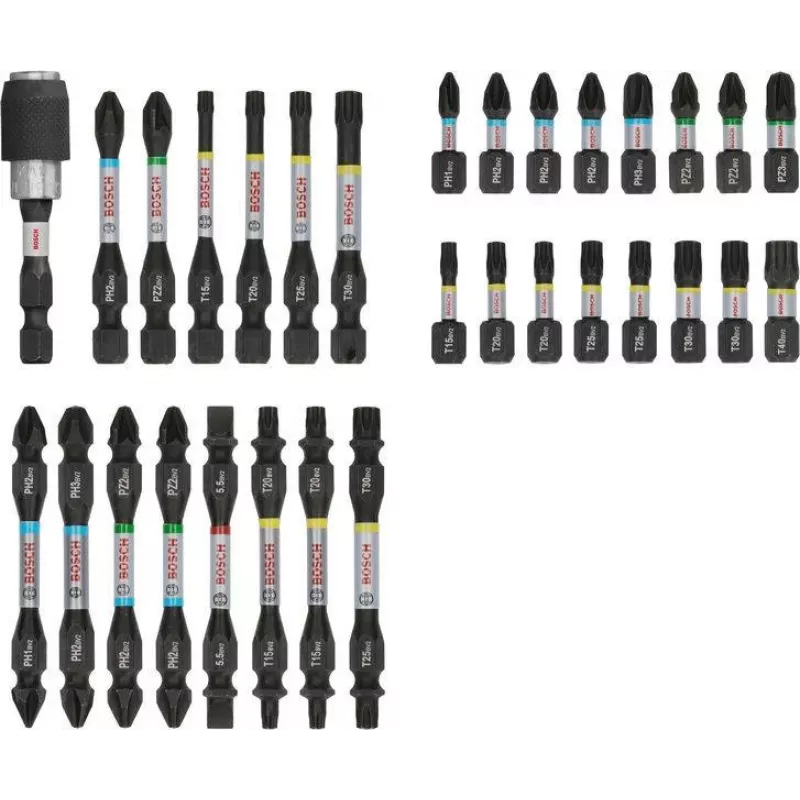 Bosch PRO Impact Control 31-teiliges Schrauberbit-Set PH PZ T TH H 25 mm 2608521U71