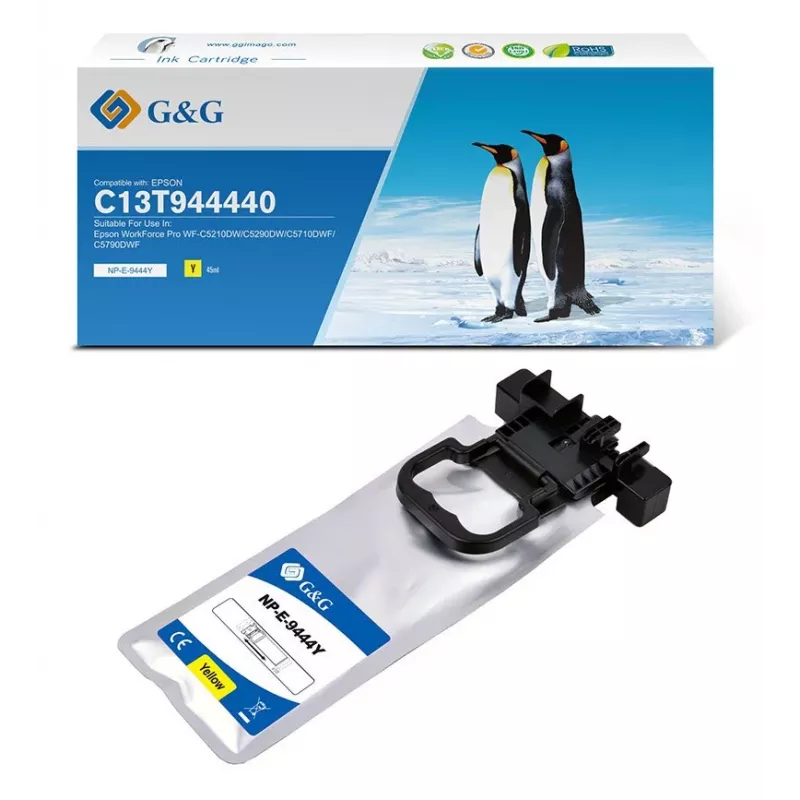 G&G kompatible gelbe Tintenpatrone für Epson T9444 (15982)