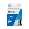 G&G kompatible Tintenpatrone Brother LC421Y Gelb (200 Seiten) 20562